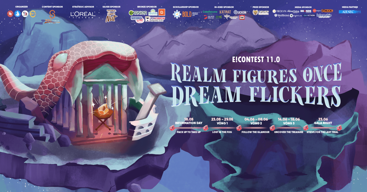 Chính thức khởi động cuộc thi E!CONTEST 11.0: Realm figures once Dream flickers