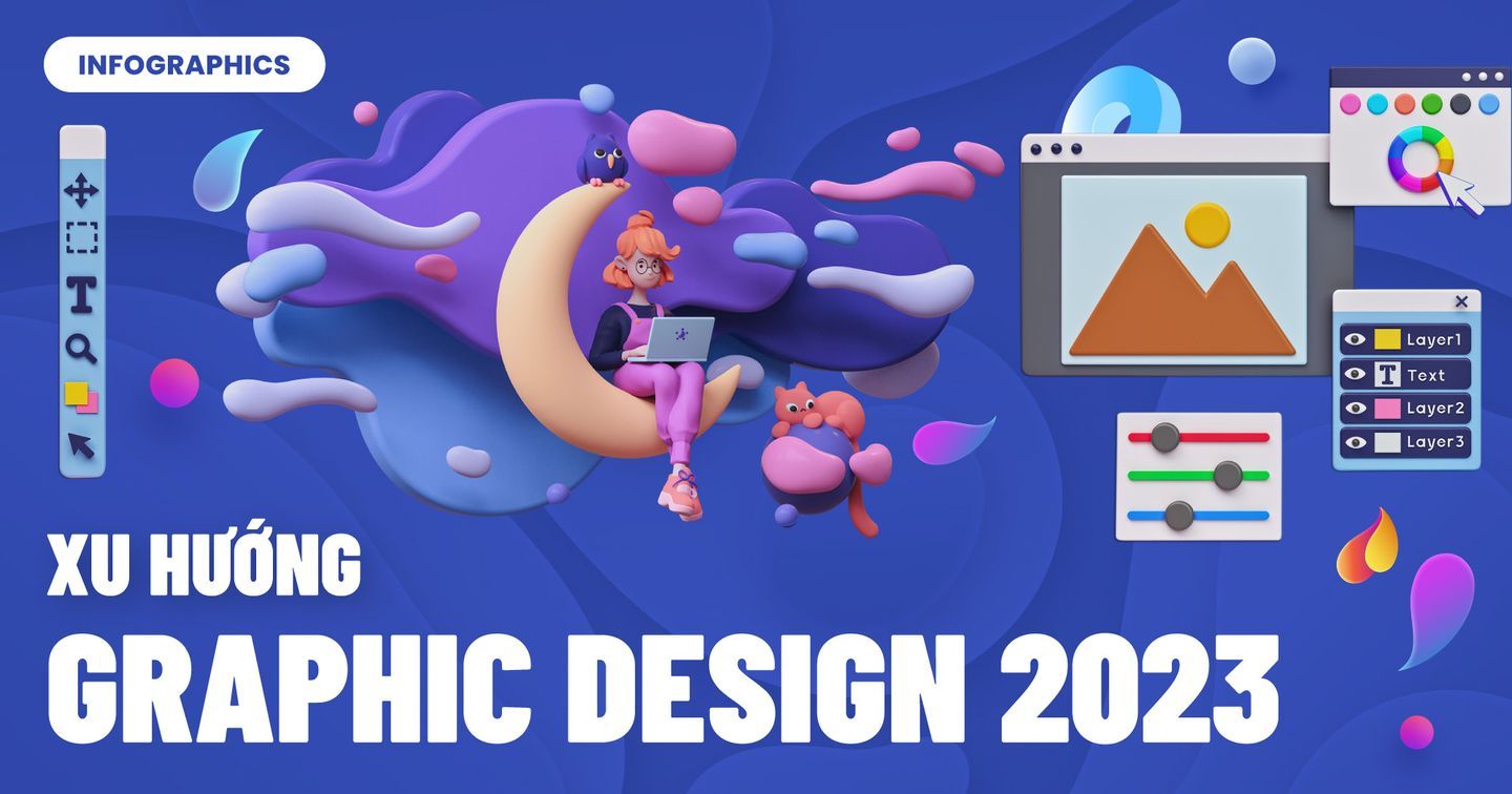 10 xu hướng thiết kế đồ hoạ bùng nổ trong năm 2023