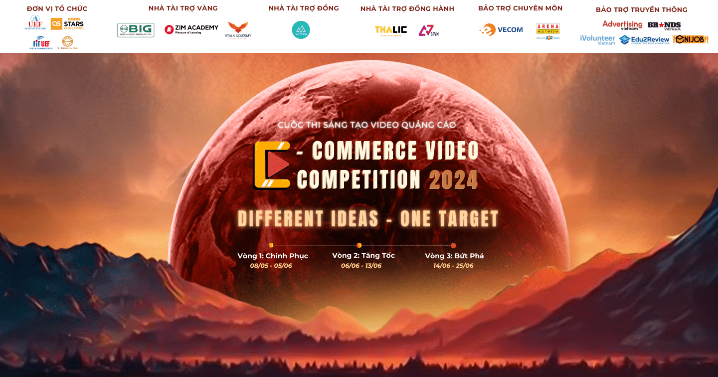 Chính thức mở đơn đăng ký cuộc thi “E-COMMERCE VIDEO COMPETITION 2024”