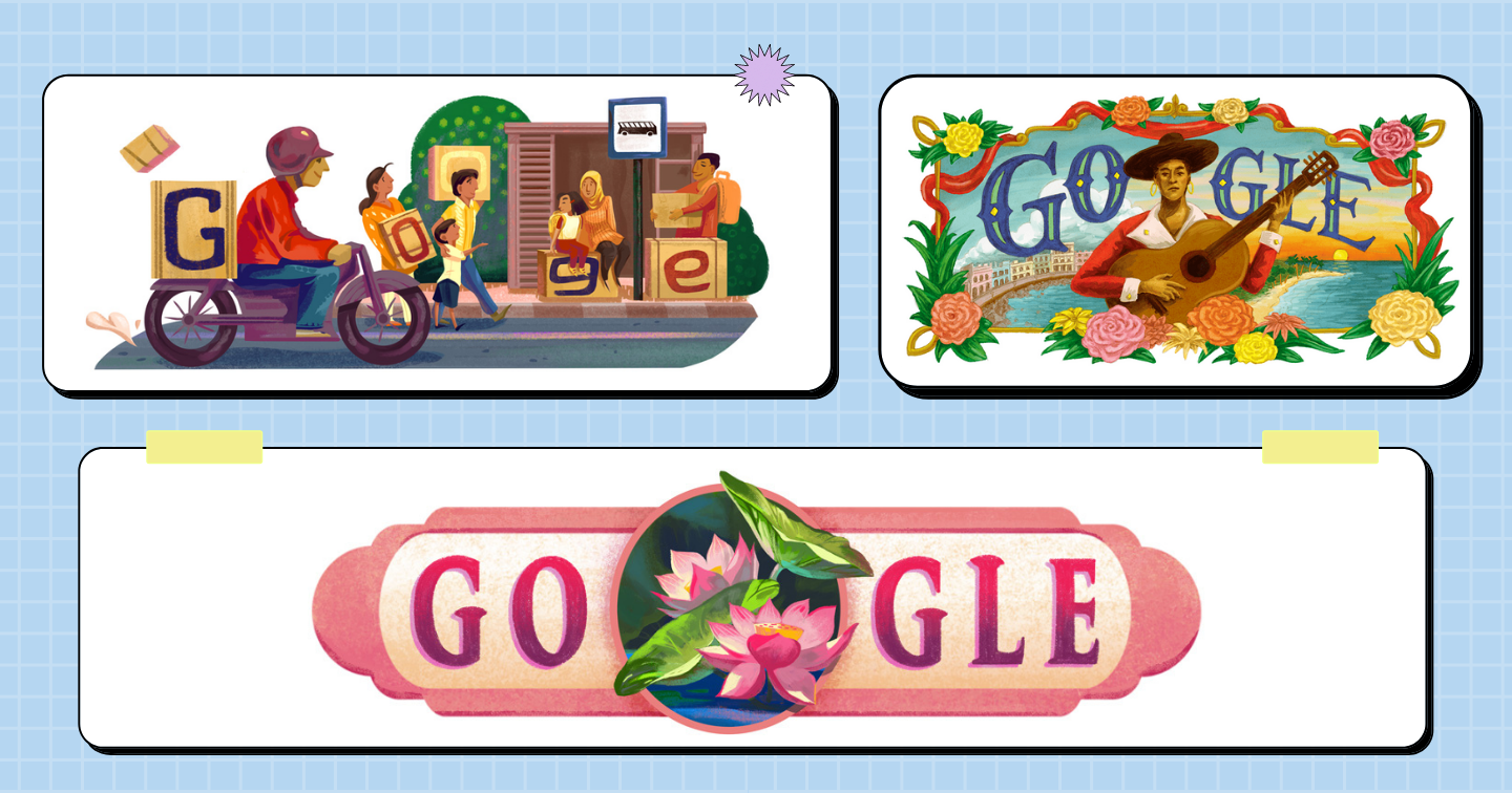 5 điều thú vị về “cuốn lịch sáng tạo” Google Doodles