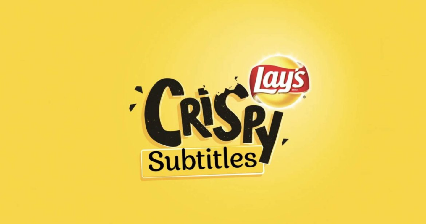 Lay's Chips create technology that activates YouTube subtitles when it hears you munching potato chips