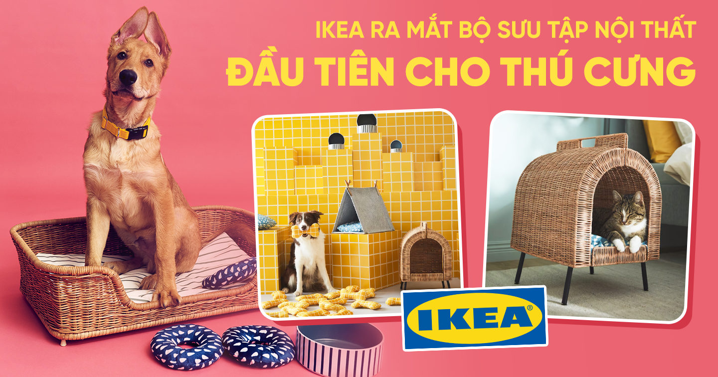 IKEA kết hợp với tổ chức từ thiện Woodgreen Pets Charity ra mắt bộ sưu tập nội thất đầu tiên dành cho thú cưng - ‘UTSÅDD’, nhằm hỗ trợ thú cưng bị bỏ rơi 
