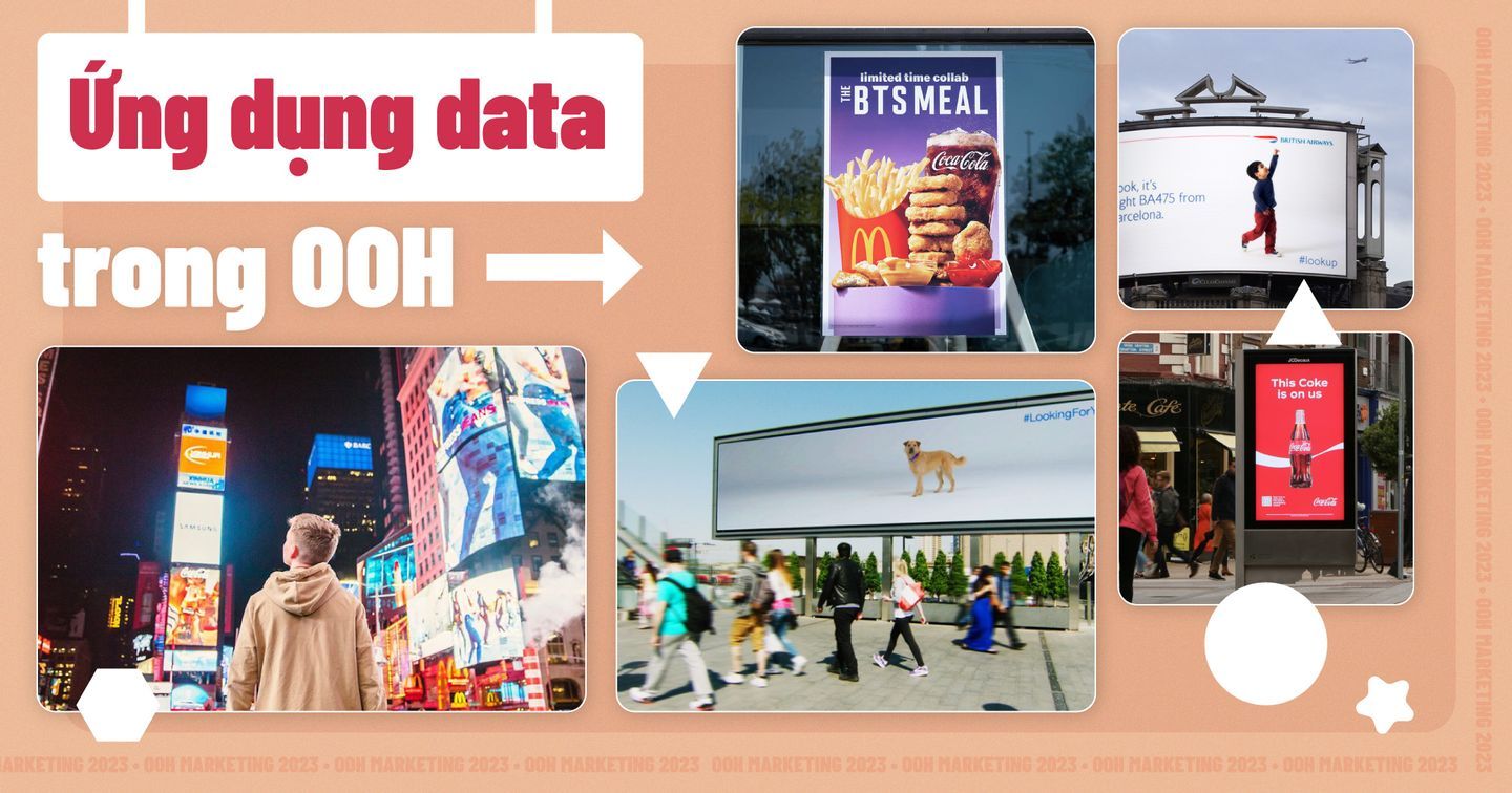 Ứng dụng dữ liệu vào chiến lược OOH Marketing 2023: Bài học từ Coca-Cola, British Airways và các thương hiệu lớn