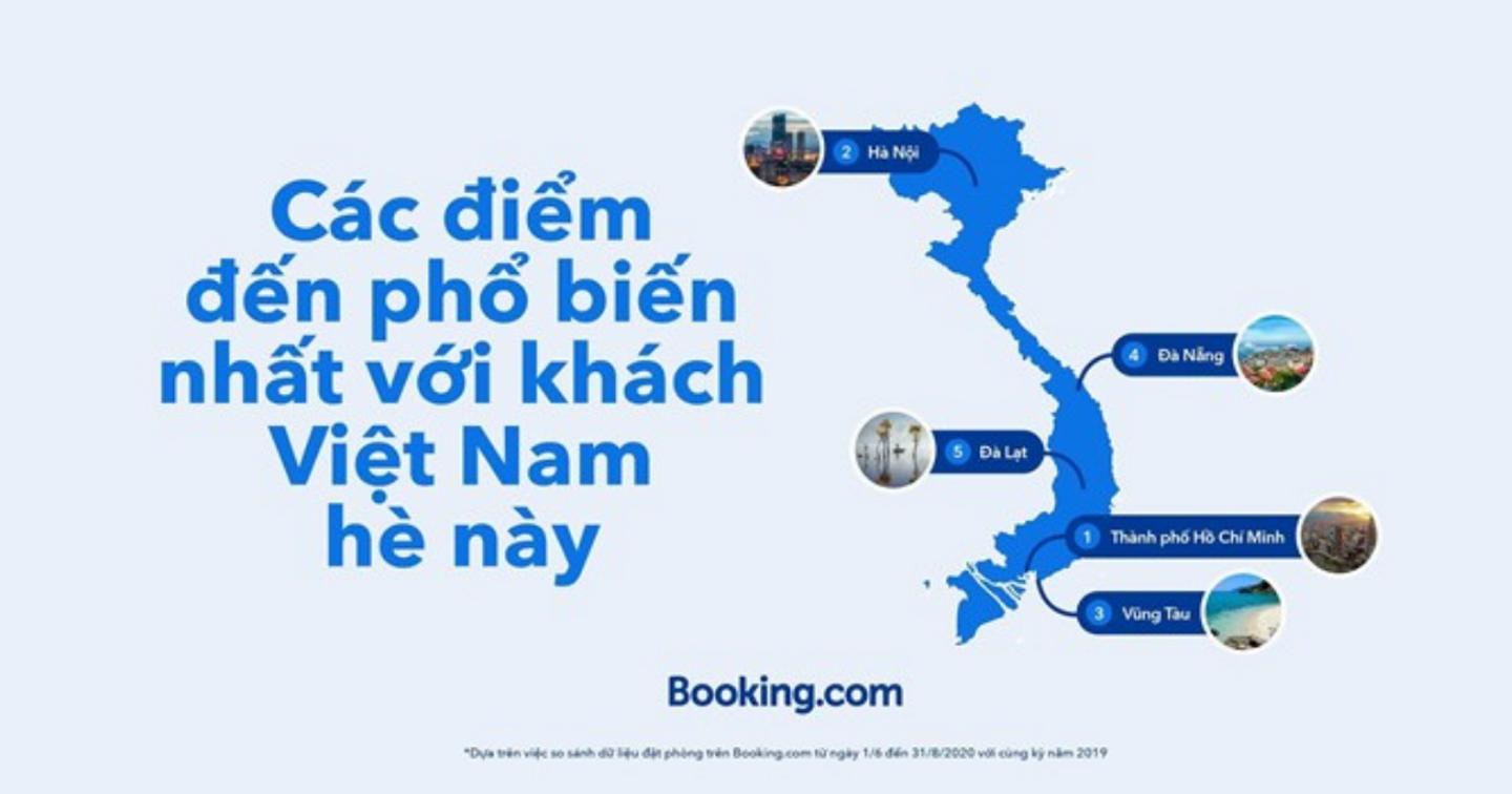 Booking.com công bố xu hướng du lịch nội địa tại Việt Nam trong thời gian qua
