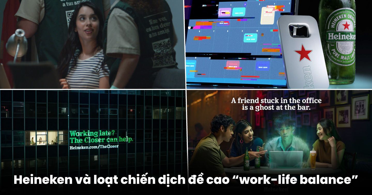 Heineken "tuyên chiến" với xu hướng workaholic bằng loạt chiến dịch kinh điển "Work Responsibly": Nói không với OT, đề cao work-life balance