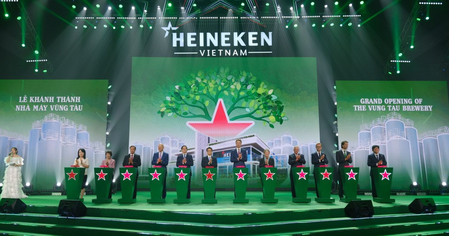 Heineken Việt Nam khánh thành nhà máy bia lớn nhất Đông Nam Á tại Bà Rịa - Vũng Tàu