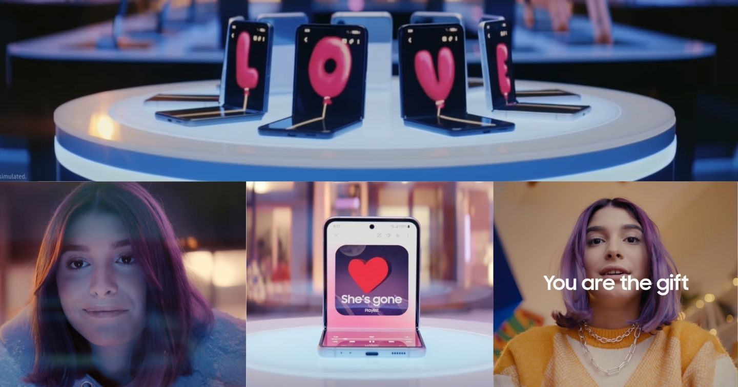 Samsung kể chuyện tình yêu viễn tưởng giữa điện thoại Galaxy Z Flip 3 và con người