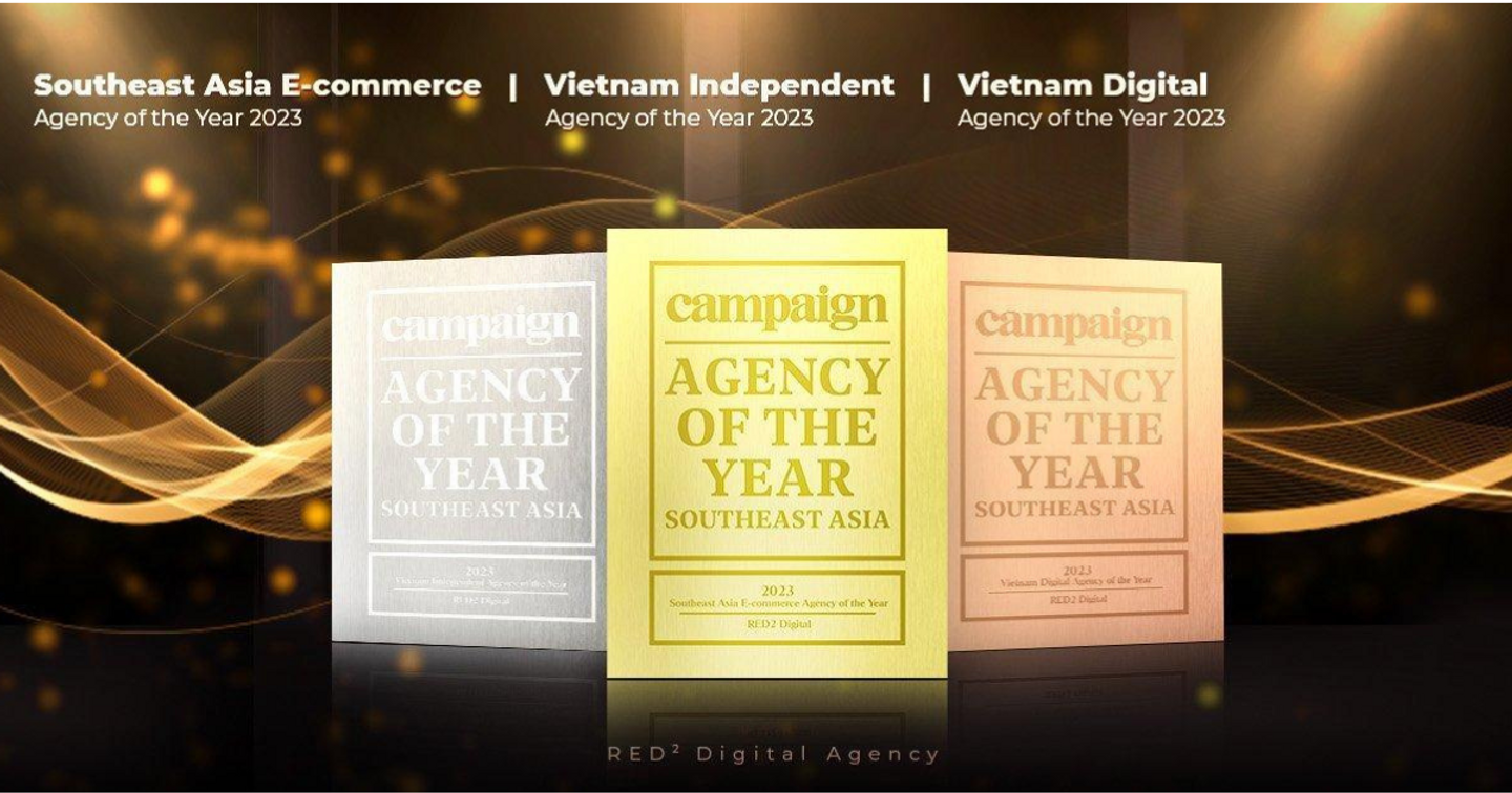 RED² Digital đạt giải Vàng Southeast Asia E-commerce Agency Of The Year 2023