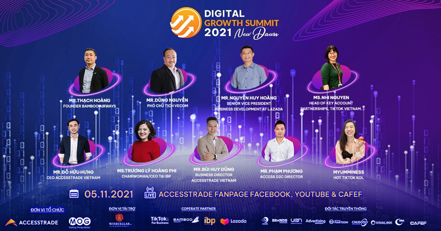 Tìm giải pháp tăng trưởng bền vững cho doanh nghiệp tại sự kiện Digital Growth Summit 2021