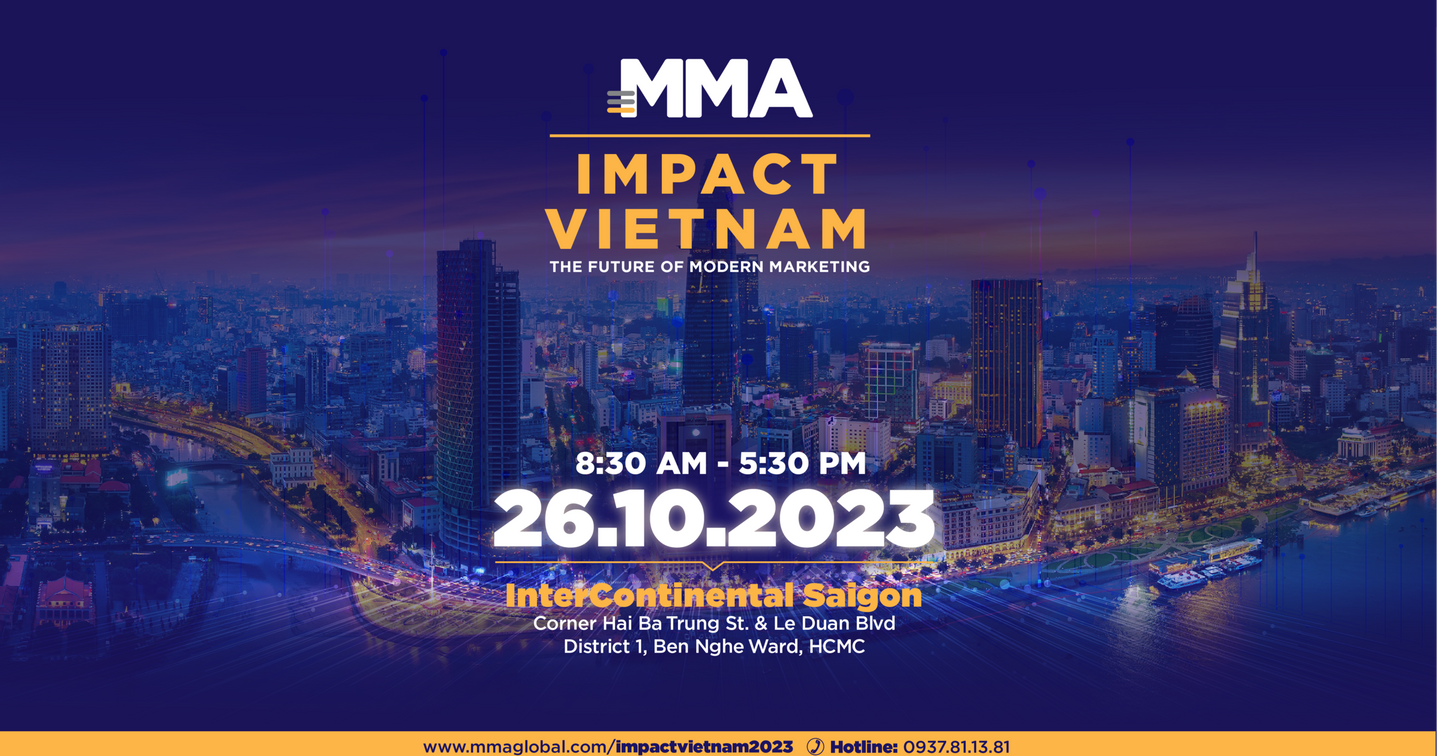 Khám phá giải pháp đổi mới trong kinh doanh và ứng dụng trí tuệ nhân tạo cùng MMA Impact Vietnam 2023