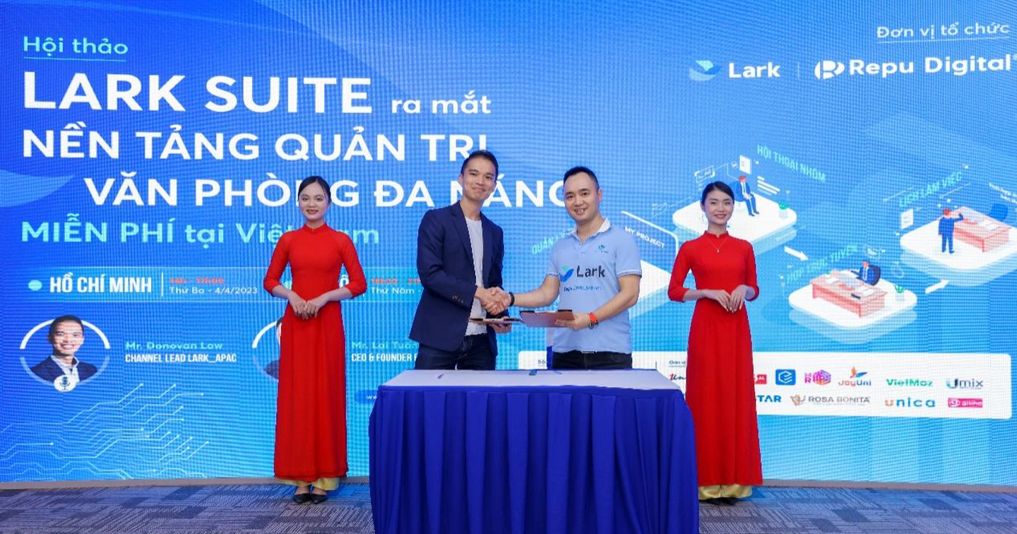 Lark Suite chọn Repu Digital làm đối tác chính thức tại Việt Nam