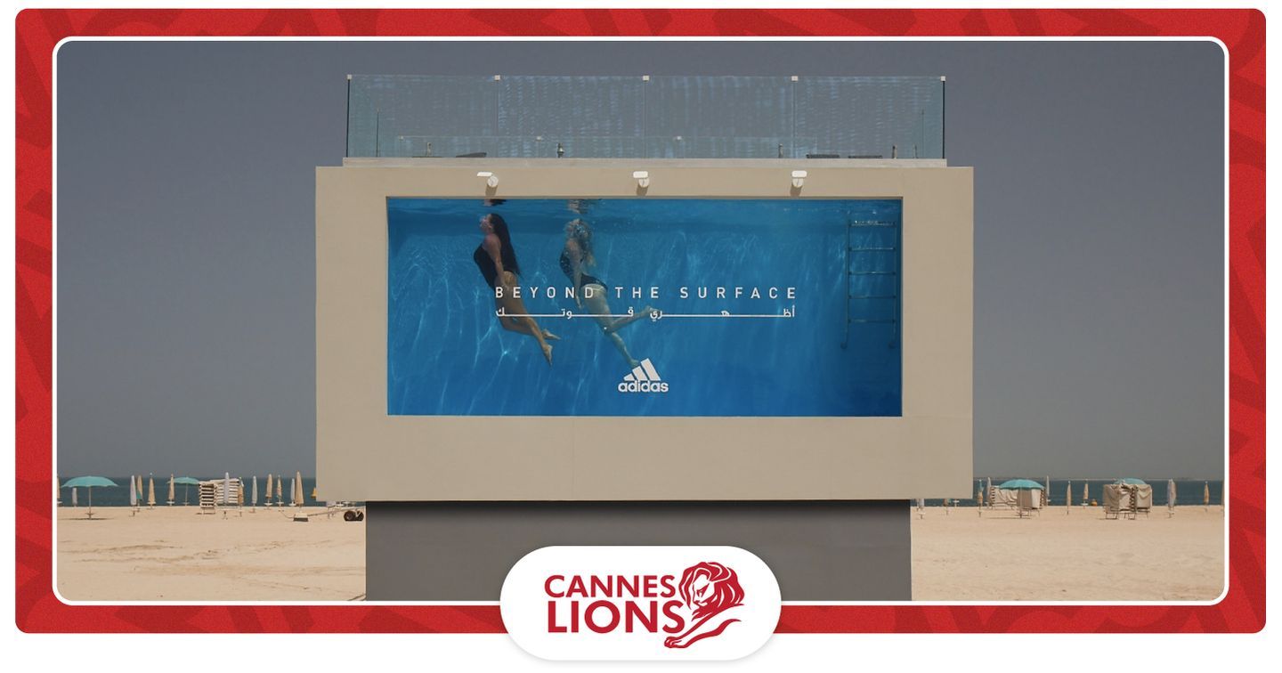 Cannes Lions 2022: Sáng tạo bảng quảng cáo có thể bơi được đầu tiên trên thế giới, adidas thắng đậm với 6 giải tại Cannes Lions 2022