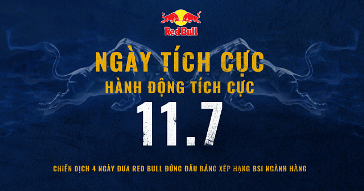 Chiến dịch “Ngày Tích Cực 11.7” đưa Red Bull đứng đầu Bảng xếp hạng BSI