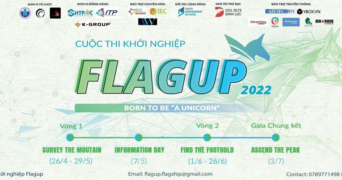 Chính thức phát động cuộc thi FLAGUP 2022 & Thư mời tham dự Information Day
