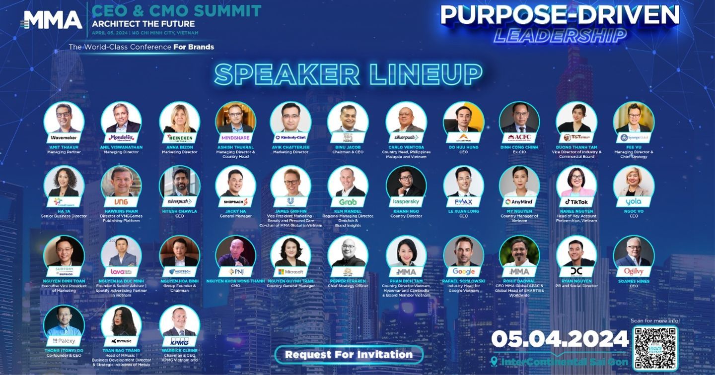 CEO & CMO Summit 2024: Cơ hội cùng các C-Levels thảo luận những chủ đề nóng về tiếp thị