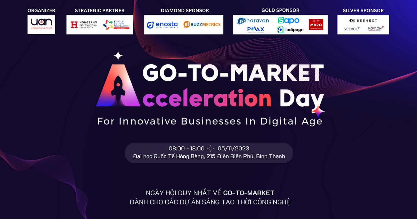 Ngày hội Go-To-Market Acceleration Day - Ngày hội chia sẻ ý tưởng khởi nghiệp quy mô lớn nhất Việt Nam