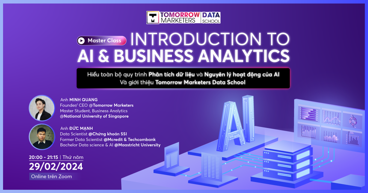 Master Class: Introduction to AI & Business Analytics