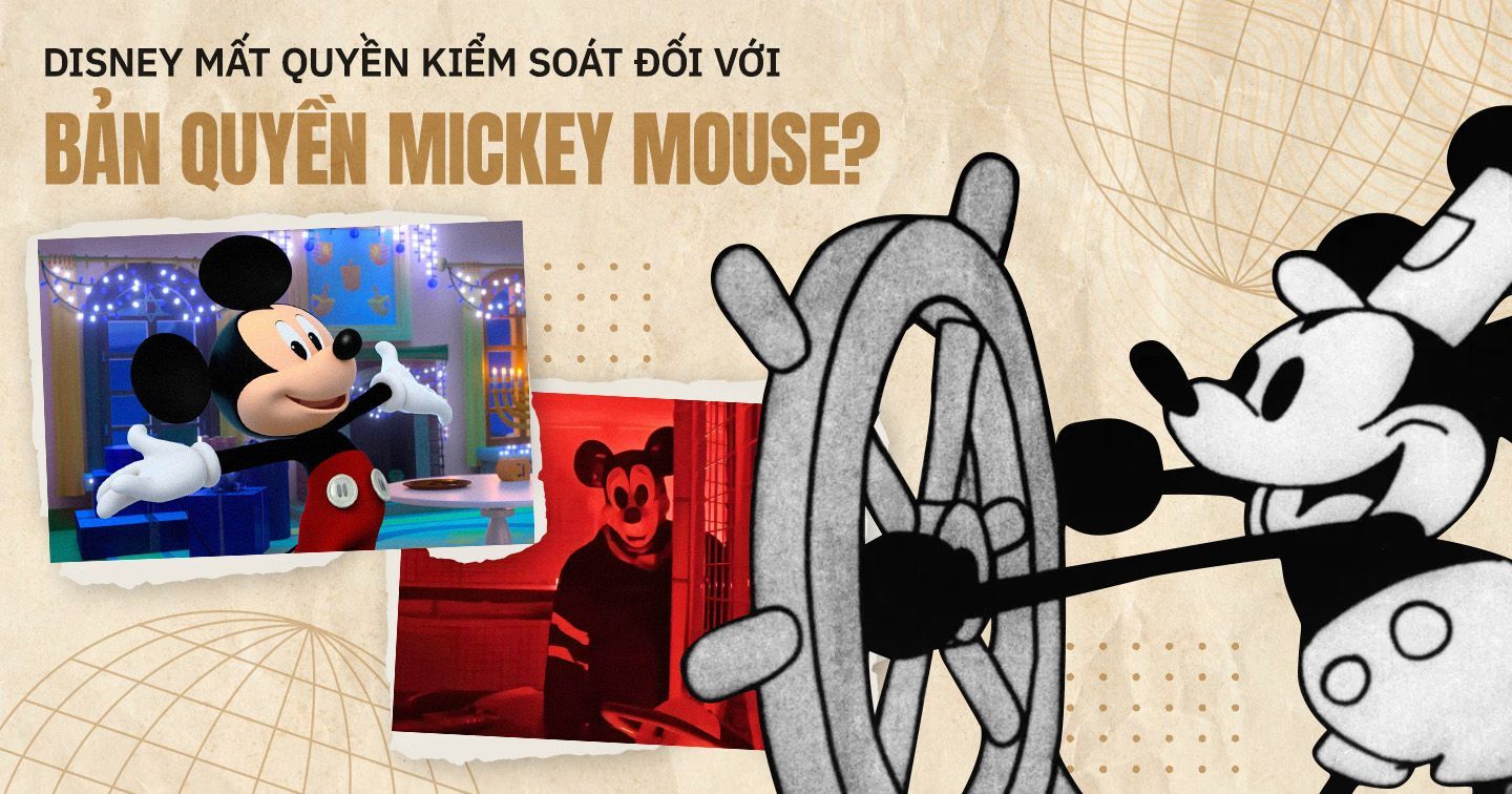 Bản quyền chuột Mickey phiên bản 1928 hết hạn, nhà sáng tạo được tự do sử dụng: Dấu hiệu Disney mất quyền kiểm soát đối với nhân vật biểu tượng?