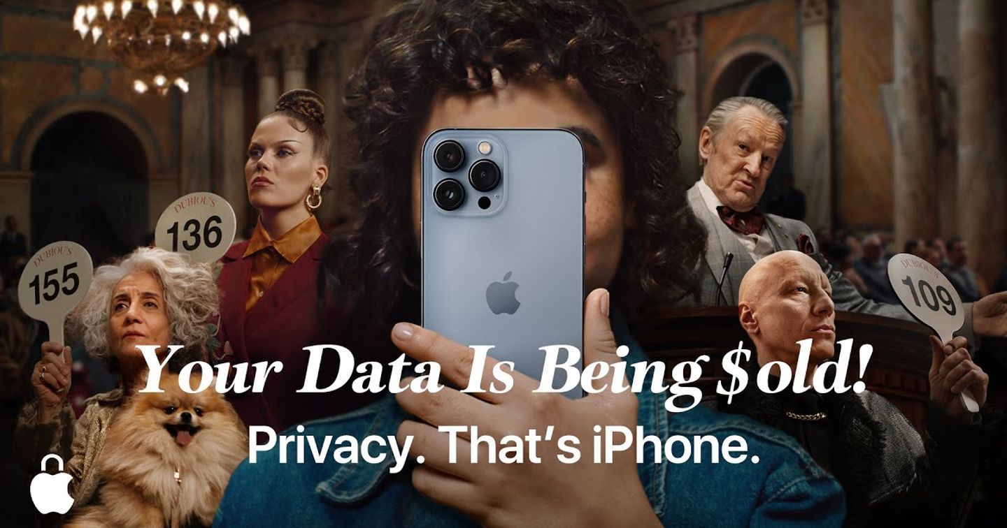 Quảng cáo tính năng bảo mật, Apple mỉa mai tình trạng "đấu giá thông tin" trái phép