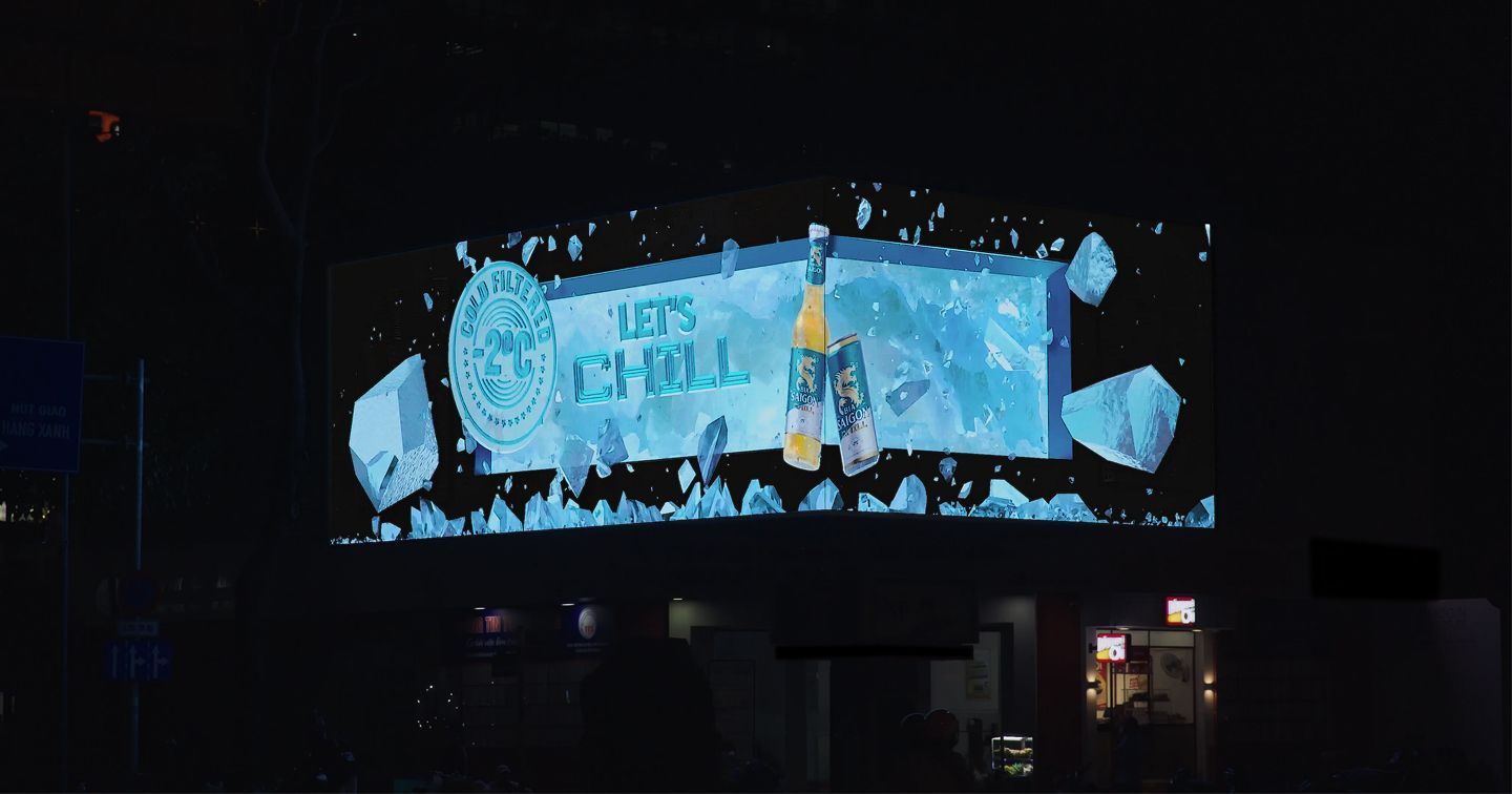 Sẵn sàng "chill" cùng quảng cáo bia 3D đầu tiên ở Việt Nam
