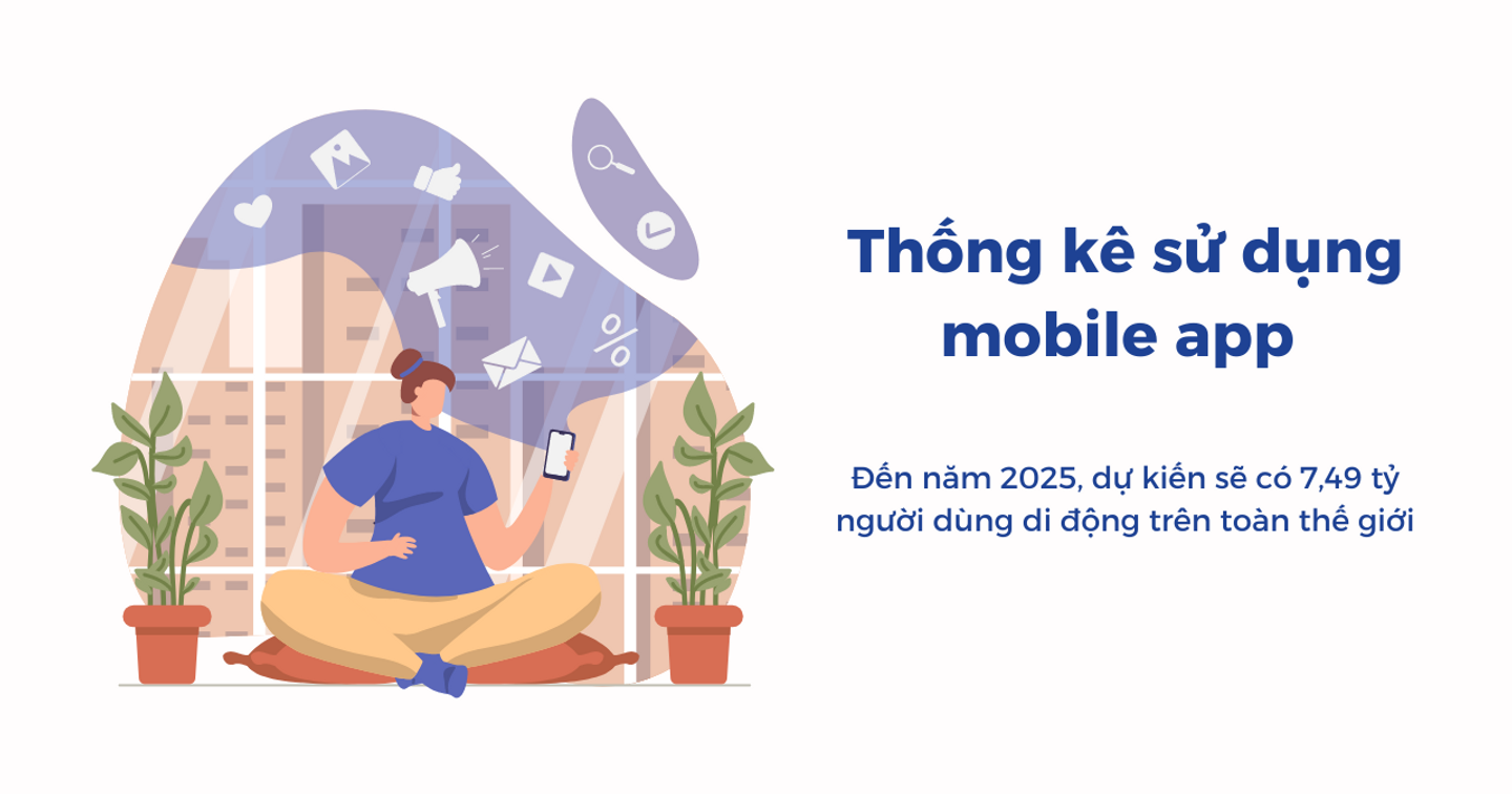 50 thống kê về tăng trưởng mobile app trong năm 2022
