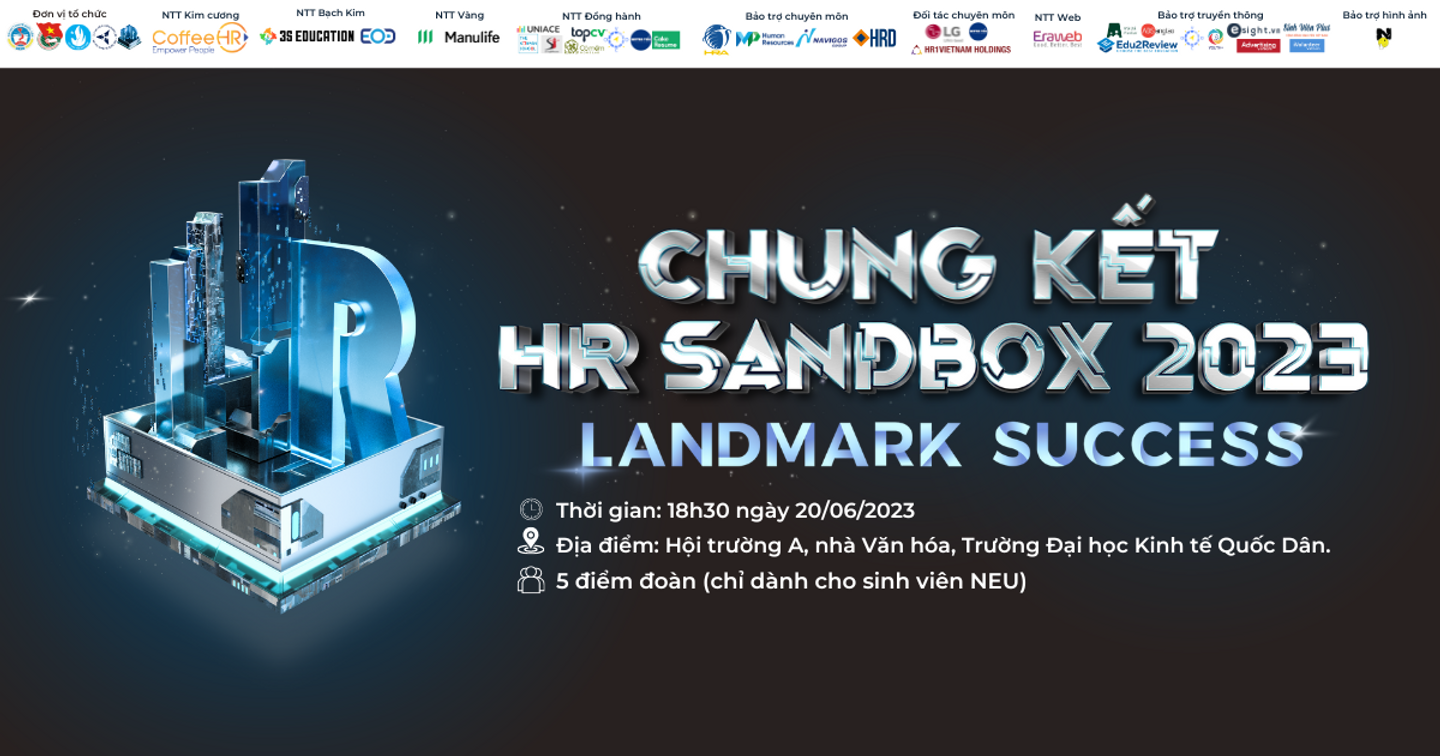 Mở đơn đăng ký tham gia chung kết cuộc thi HR Sandbox 2023