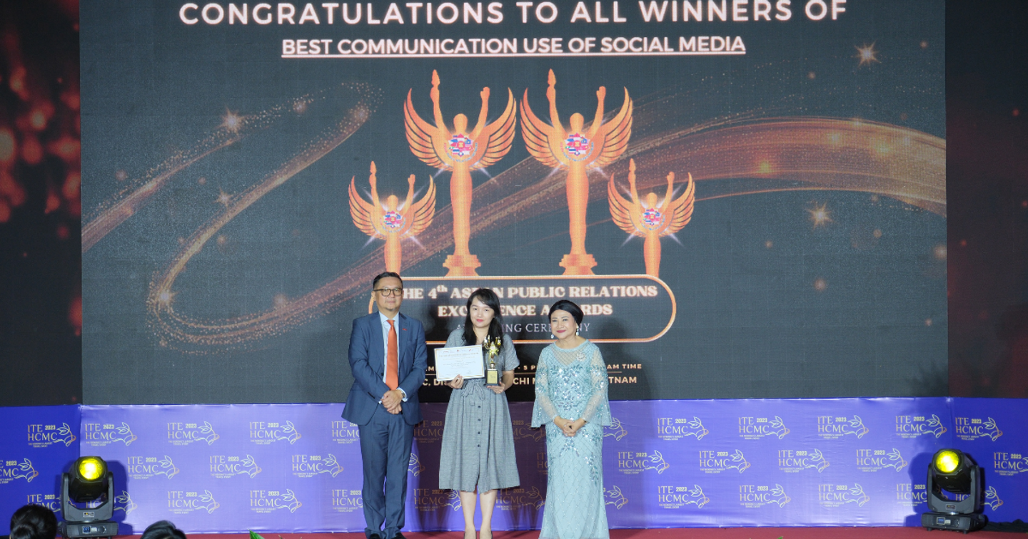 PNJ giành giải Vàng tại Giải thưởng Quan hệ công chúng xuất sắc ASEAN 2023