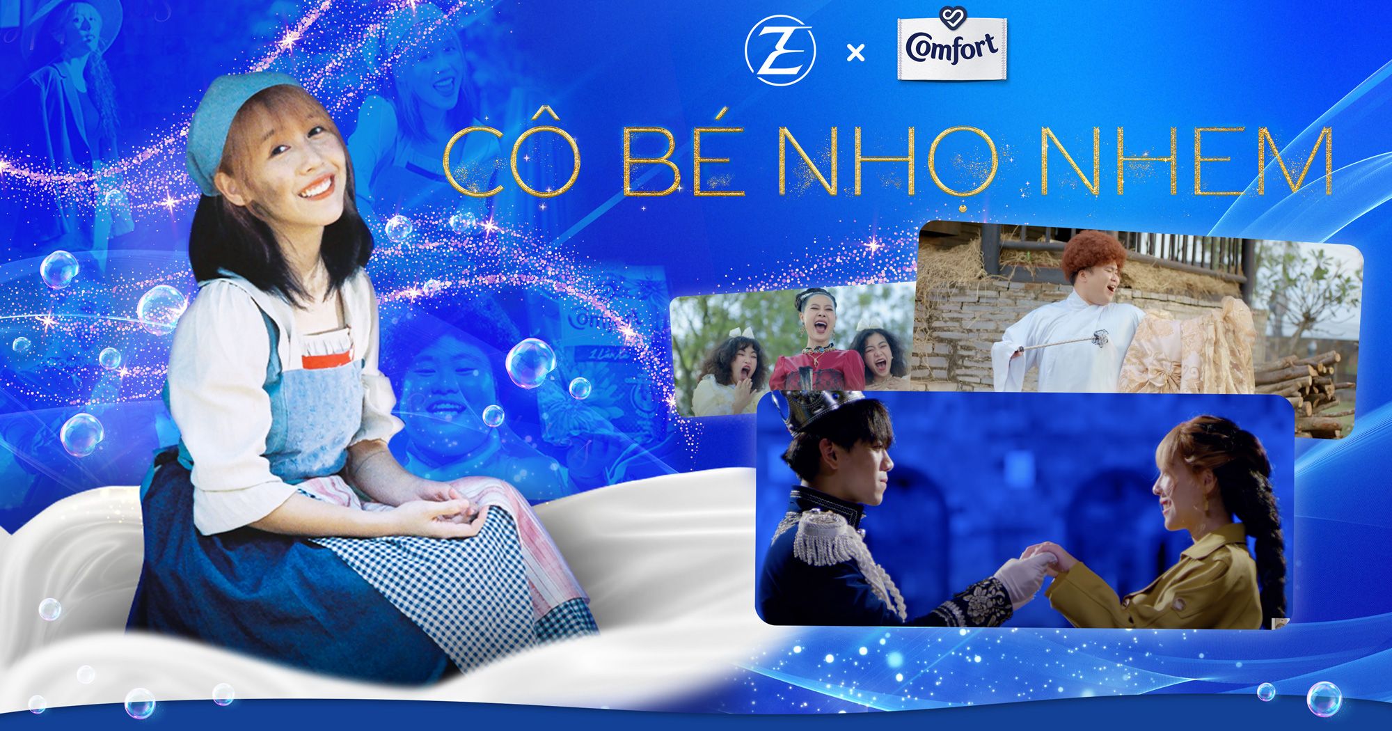 Comfort và ZEE Agency tạo Buzz Marketing trong MV “Cô bé Nhọ Nhem” của Hậu Hoàng 