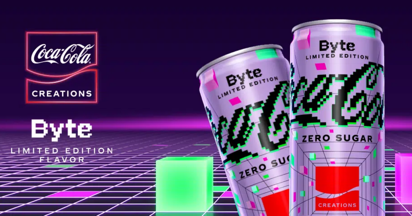 Coca-Cola trình làng phiên bản Zero Sugar Byte có hương vị sống động như pixels