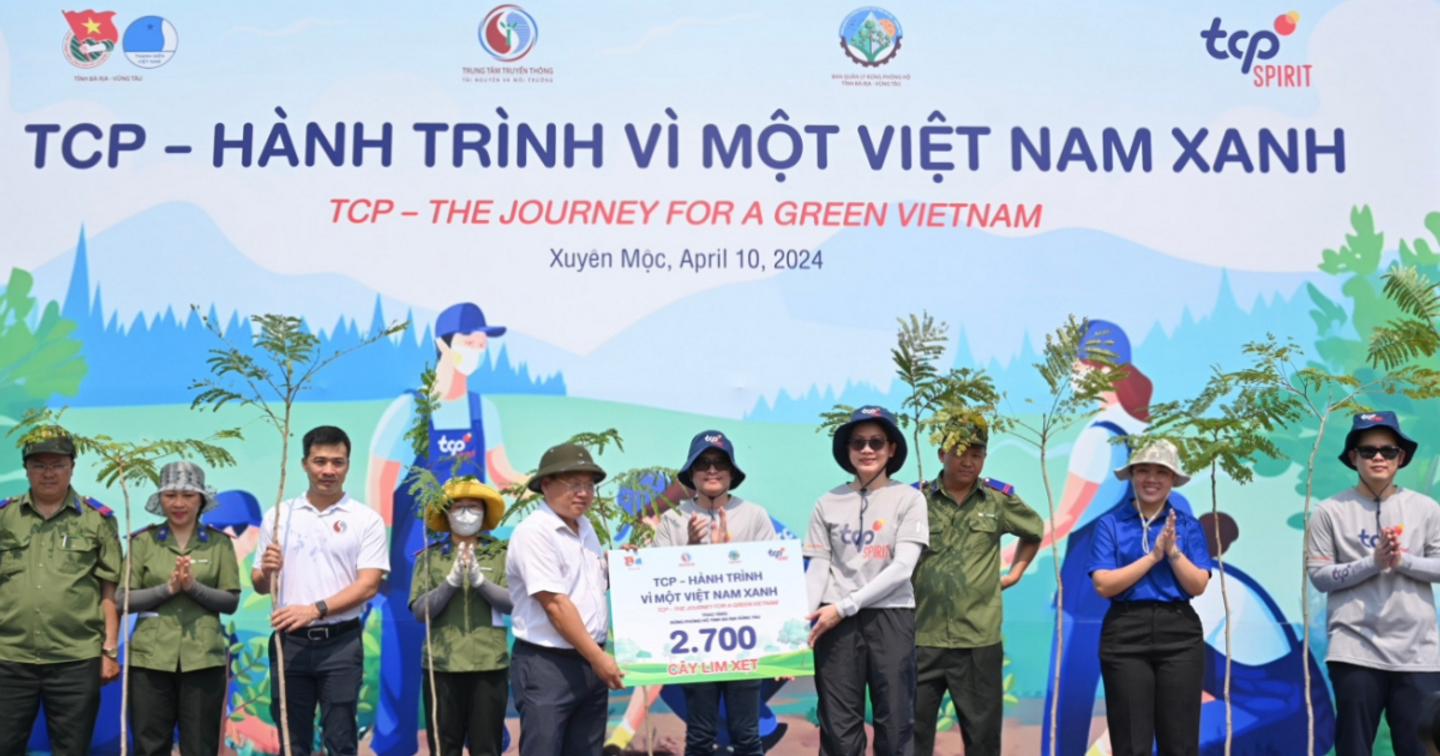 Khởi động chương trình “TCP – Hành trình vì một Việt Nam xanh”