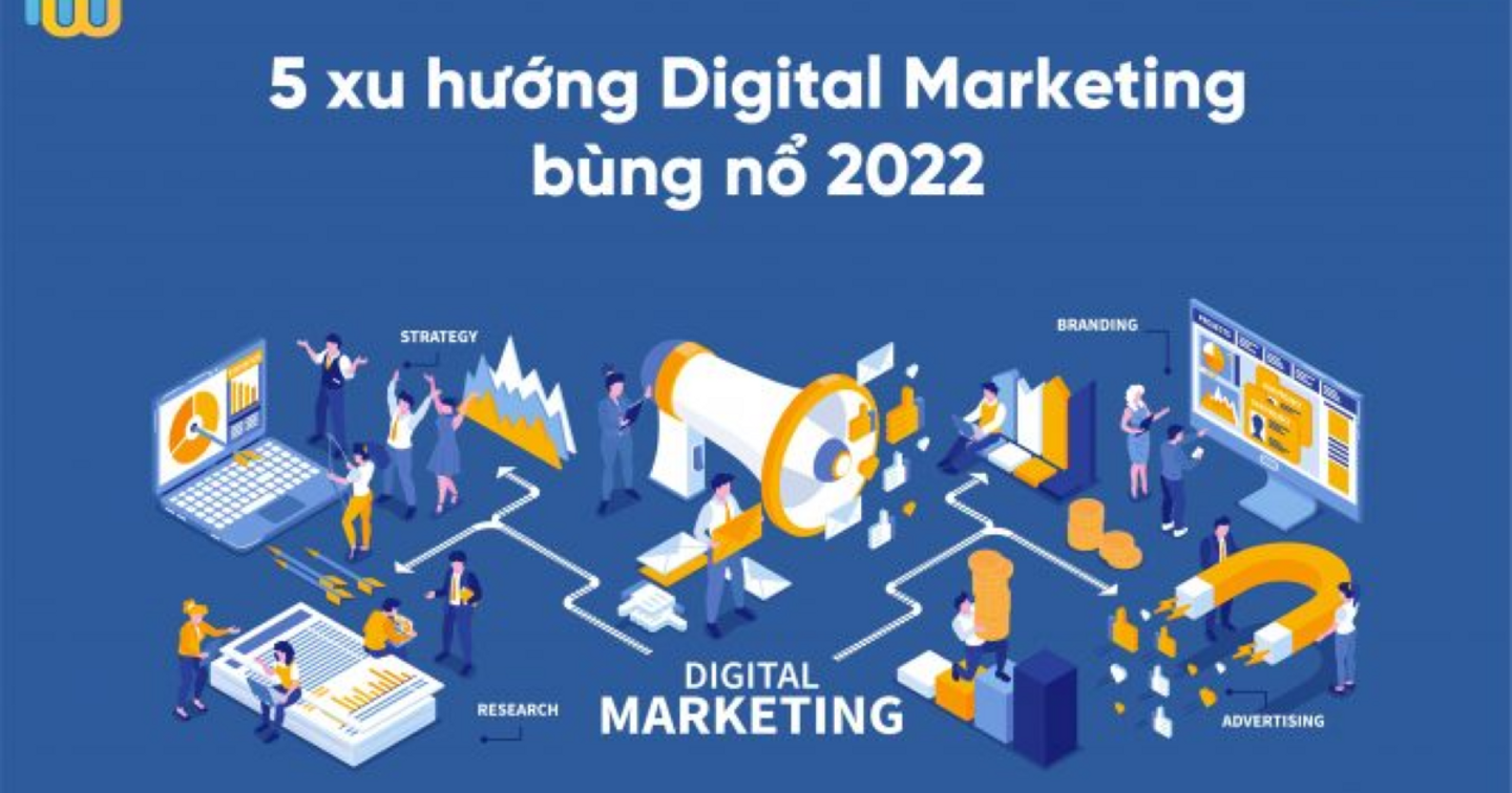 5 xu hướng Digital Marketing bùng nổ 2022