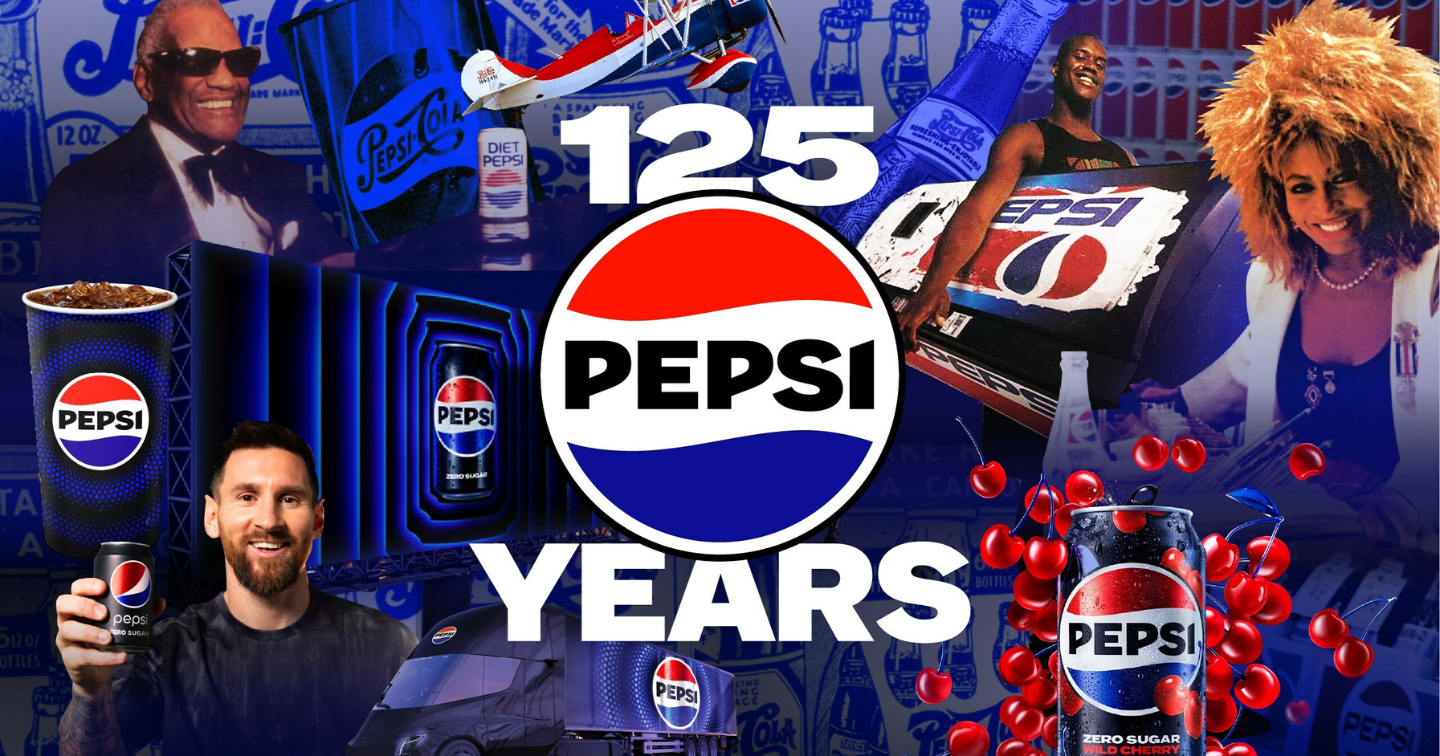 Pepsi tung chiến dịch kéo dài 125 ngày mừng sinh nhật 125 tuổi: Đưa bao bì Y2K lên kệ hàng, ra mắt nhà hàng phiên bản giới hạn để tôn vinh các quảng cáo biểu tượng