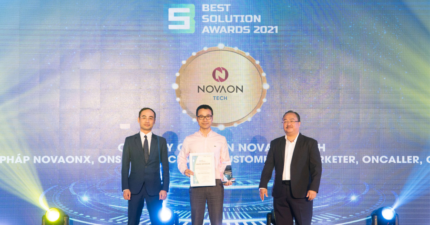 Giải thưởng Best Solution Award 2021 gọi tên 7 nền tảng công nghệ của Novaon Tech