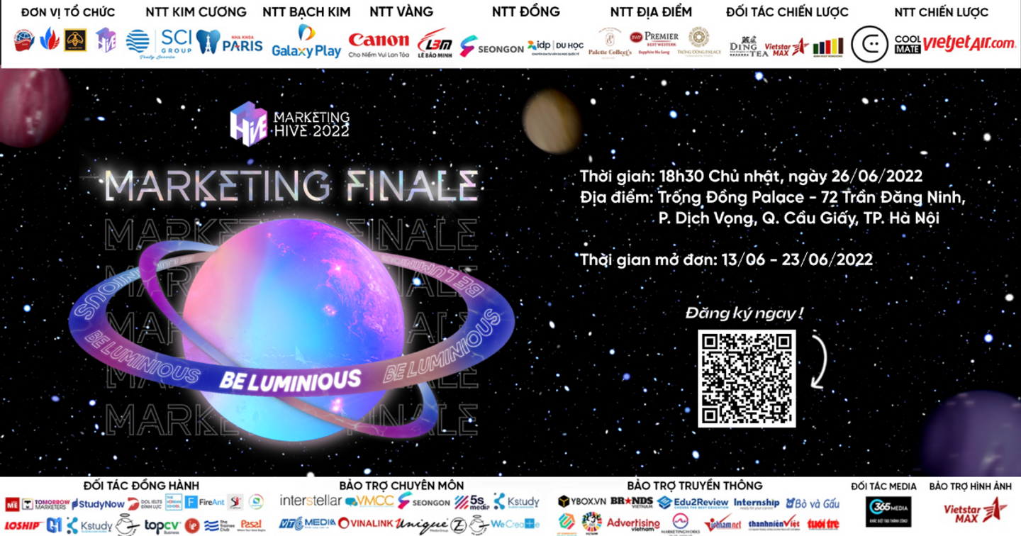 Đêm Chung kết cuộc thi Marketing Hive - Marketing Finale 2022: Be Luminous