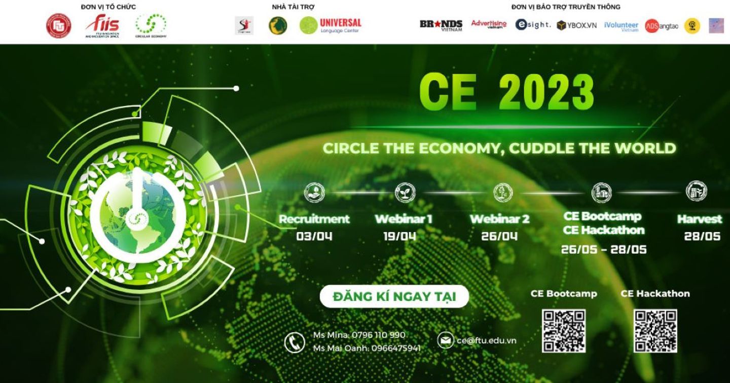 Chính thức mở đơn đăng ký chương trình kinh tế tuần hoàn CE 2023