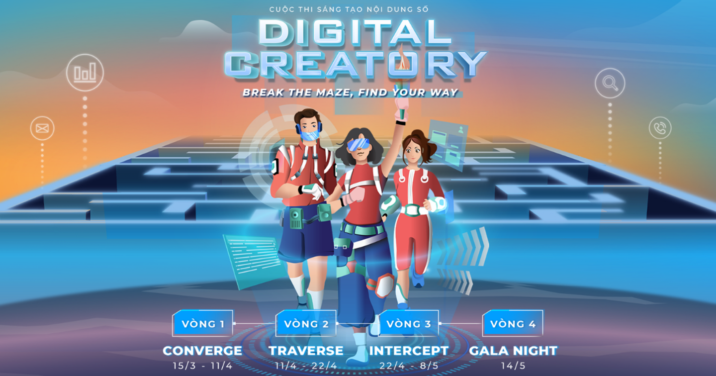 Chính thức phát động cuộc thi Sáng tạo nội dung số - Digital Creatory 2023