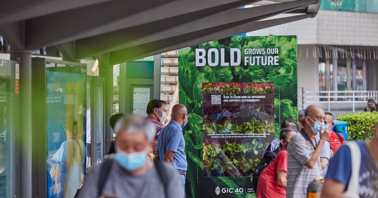 Sáng kiến biến bảng quảng cáo đường phố thành “vườn rau xanh” của Singapore