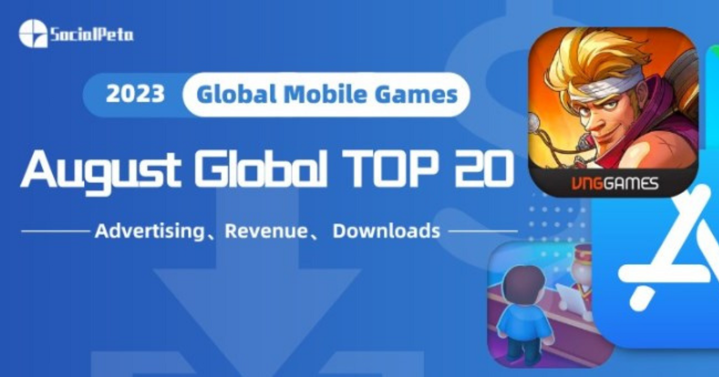 Thị trường game di động trong tháng 8 | Đứng đầu bảng xếp hạng tại Mỹ trong 100 ngày, MONOPOLY GO! đã ghi nhận 6.5 triệu lượt tải.
