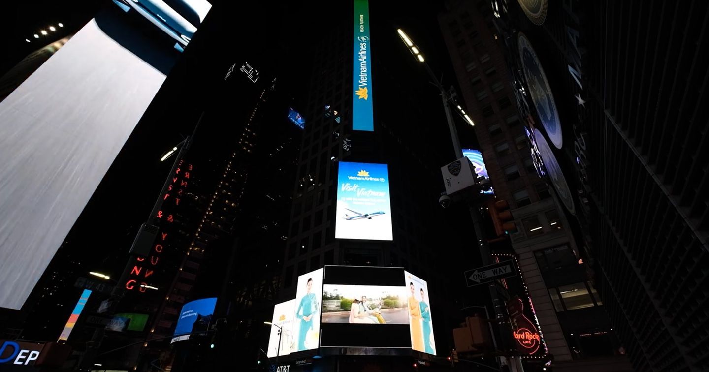 Hình ảnh Việt Nam tỏa sáng tại Quảng trường Thời Đại (Times Square)