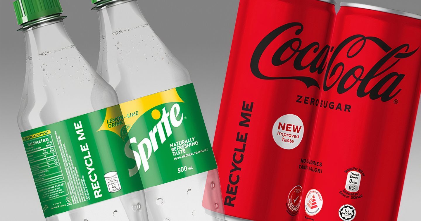 Coca-Cola in thông điệp "Hãy tái chế tôi" lên chính bao bì sản phẩm 