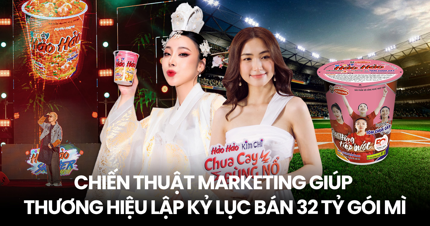 Từ hương vị mì tôm chua cay biểu tượng đến kỷ lục bán 30 tỷ gói mì: Các chiến thuật marketing giúp Hảo Hảo giữ vững vị thế tại Việt Nam