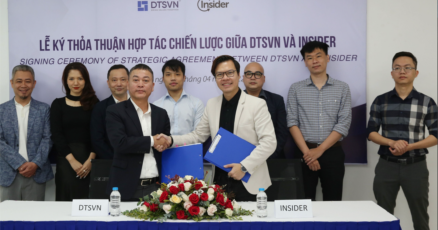 Kỳ lân công nghệ Insider bắt tay DTSVN, các ngân hàng Việt có thêm lựa chọn để tăng tốc chuyển đổi số