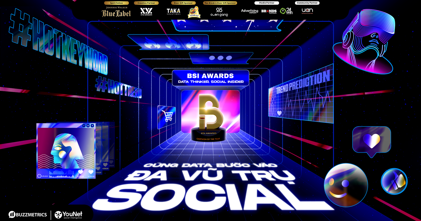 Lễ trao giải BSI Awards 2023: Cùng Data bước vào đa vũ trụ Social