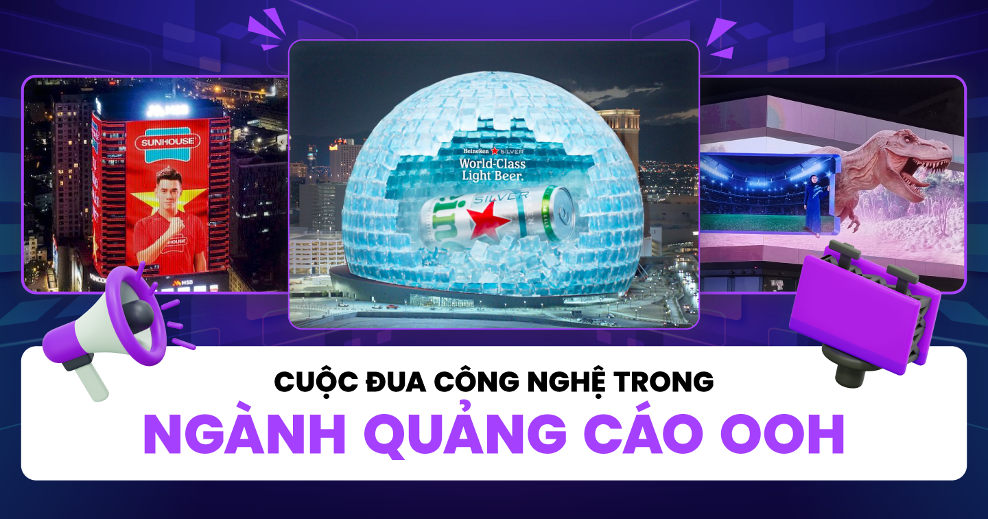 Quảng cáo 3D OOH: Las Vegas Sphere "out trình", Việt Nam chờ ngày được trầm trồ trước những quảng cáo "lao khỏi màn hình"