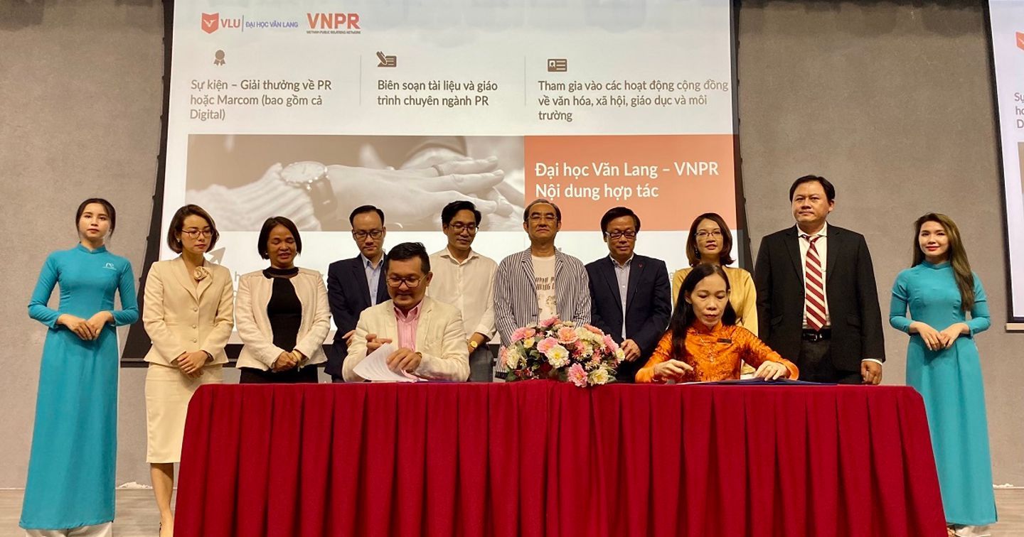 Đại học Văn Lang và VNPR hợp tác phát triển nghề quan hệ công chúng 