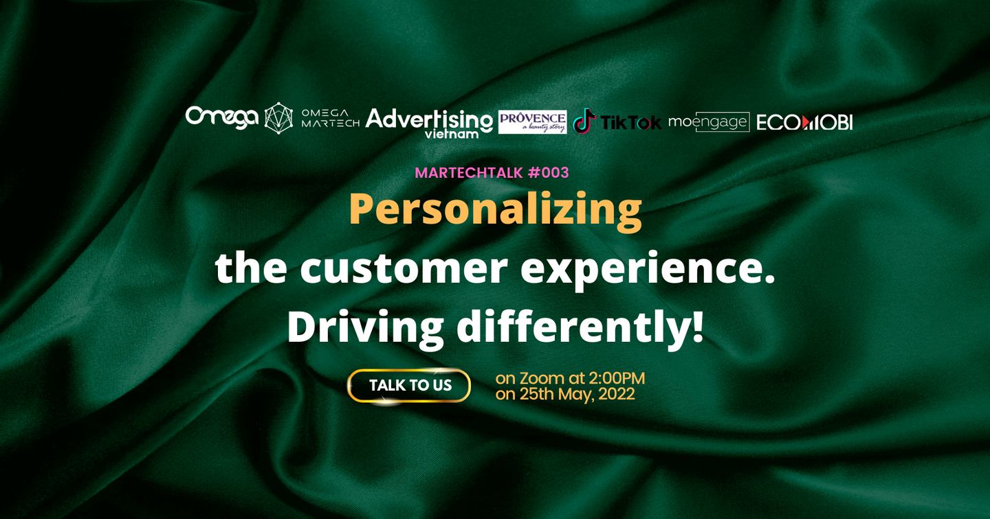 WEBINAR: PERSONALIZING THE CUSTOMER EXPERIENCE, DRIVING DIFFERENTLY!