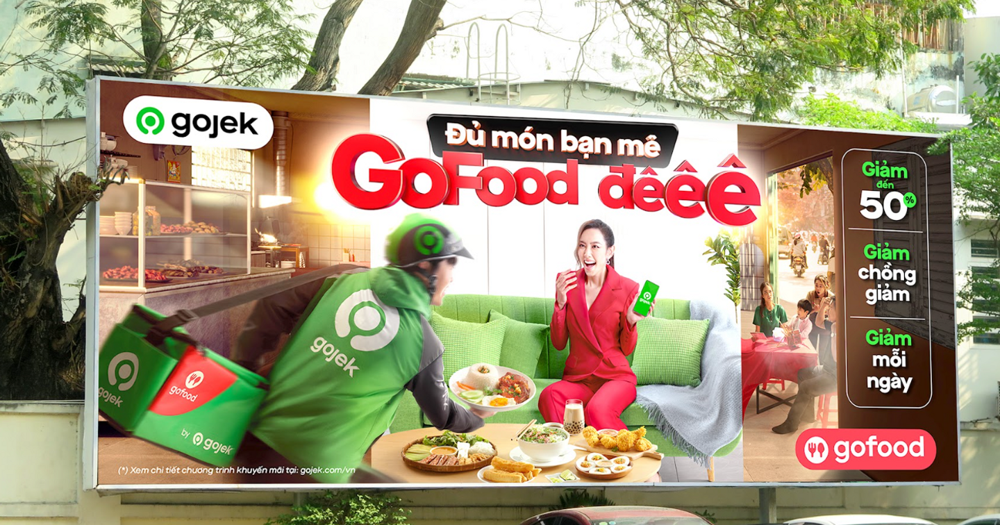 Gojek triển khai biển quảng cáo tĩnh ngoài trời phát ra tiếng nói đầu tiên tại Việt Nam, đưa tiếng rao truyền thống vào công nghệ hiện đại