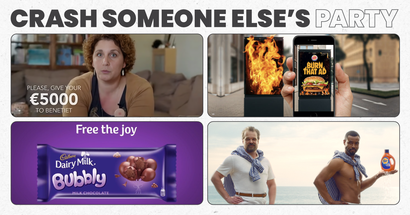 Học hỏi cách Tide, Cadbury, UNICEF,... làm dậy sóng mạng xã hội nhờ các ý tưởng quảng cáo độc đáo