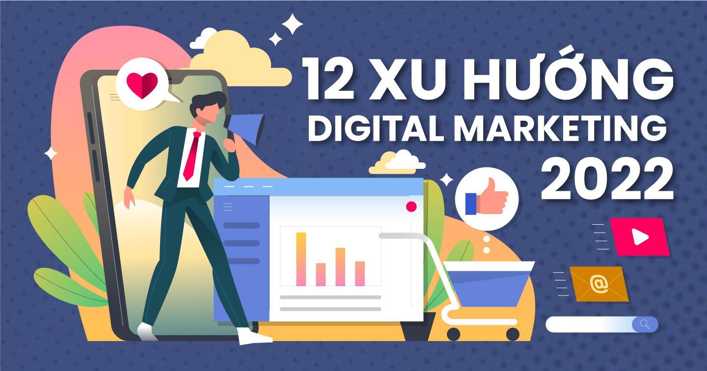 [Infographic] 12 xu hướng Digital Marketing đáng chú ý trong năm 2022