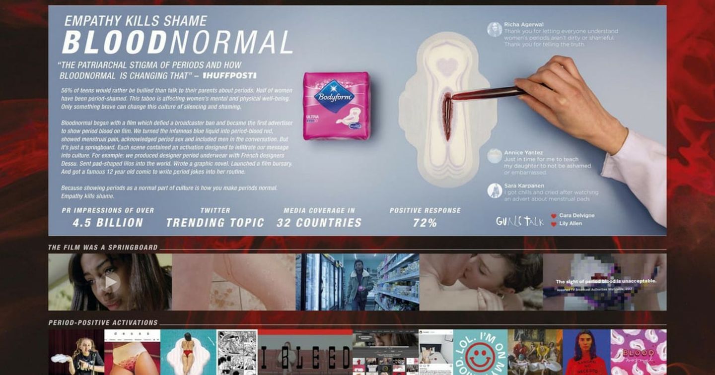 Chiến dịch "Bloodnormal" của Libresse - Lột tả mọi câu chuyện bị quảng cáo che giấu về kinh nguyệt